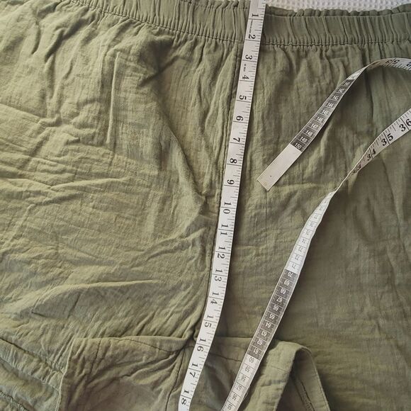 Old Navy Womens Pull On Olive Green Cotton Short Plus Size 4X - Picture 5 of 12